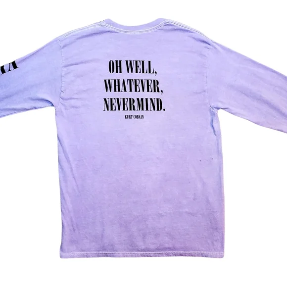 Nirvana 90s Long Sleeve T-shirt Size Medium Men's - Picture 3 of 7